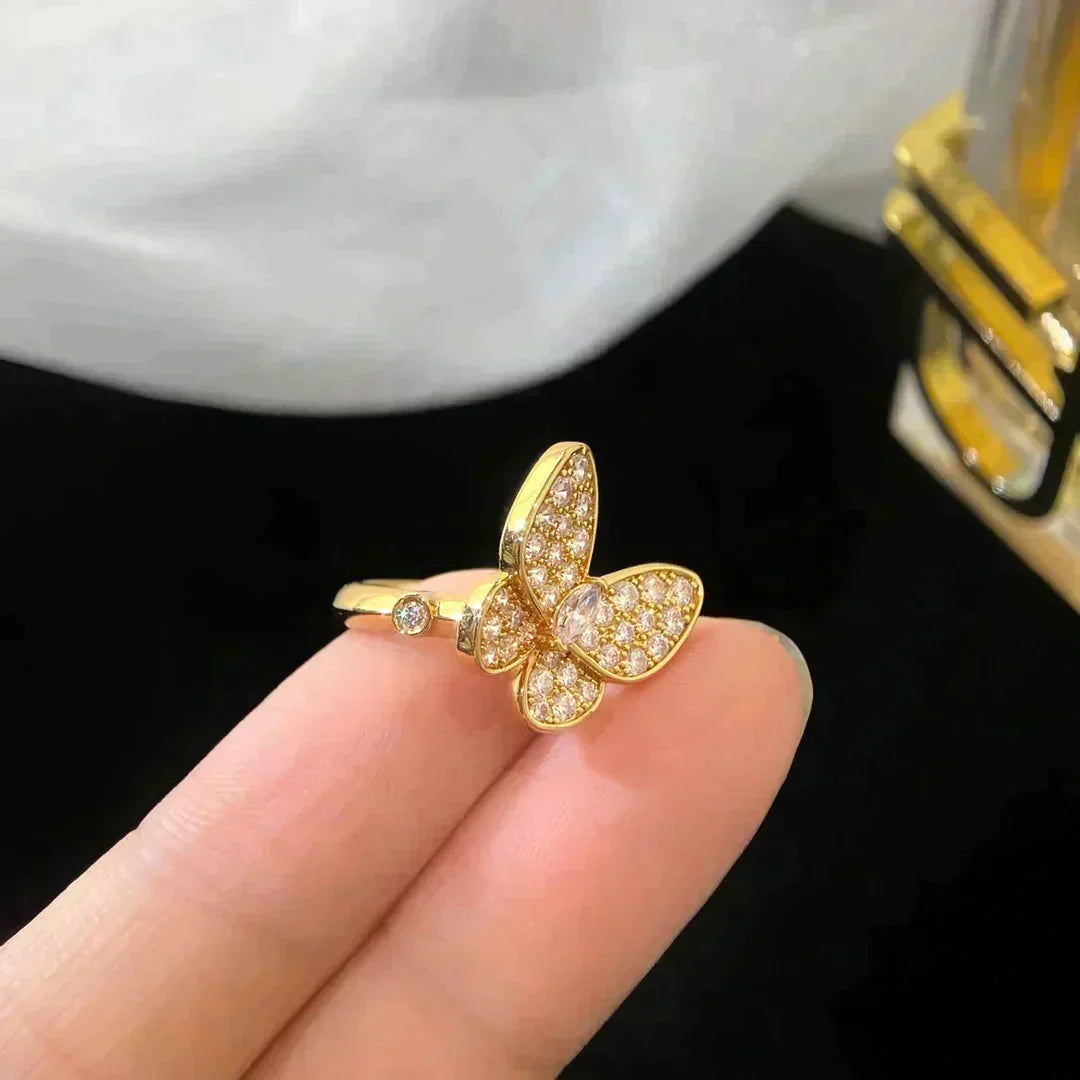 [⭐Reverie Jewels]BUTTERFLY DIAMOND RING