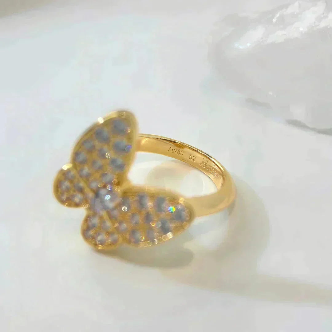 [⭐Reverie Jewels]BUTTERFLY DIAMOND RING