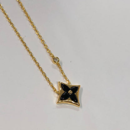 [⭐Reverie Jewels]STAR BLACK MOP NECKLACE