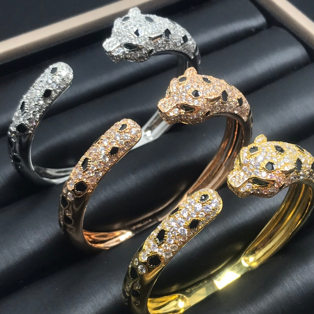 [⭐Reverie Jewels]PANTHERE BIG BRACELET DIAMONDS