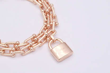 [Reverie Jewels]HARDWEAR WRAP PINK GOLD BRACELET