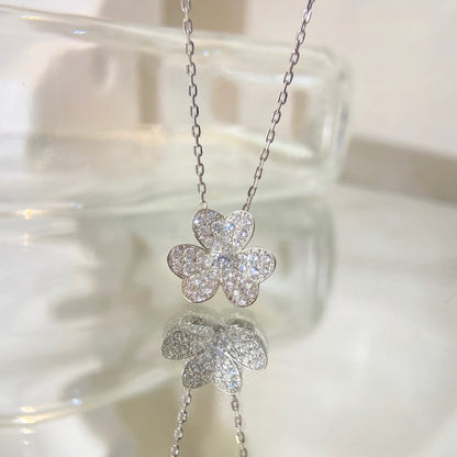 [⭐Reverie Jewels]FLOWER DIAMOND NECKLACE