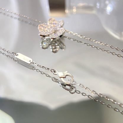 [⭐Reverie Jewels]FLOWER DIAMOND NECKLACE