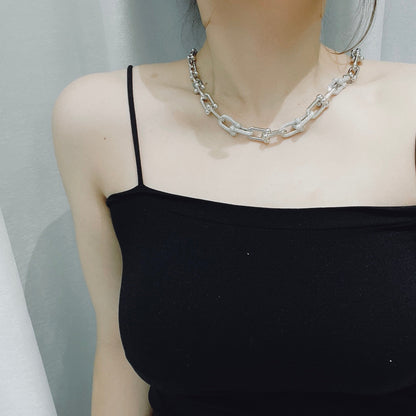 [Reverie Jewels]HARDWEAR NECKLACE DIAMOND PAVED