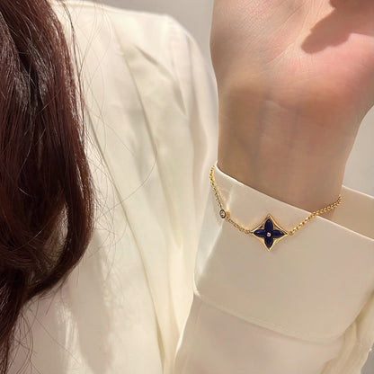 [⭐Reverie Jewels]COLOR STAR PINK GOLD DIAMOND BRACELET