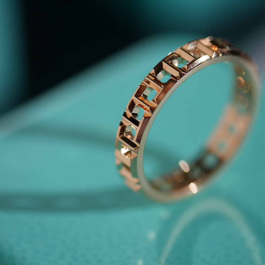 [Reverie Jewels]T TRUE 3.5MM PINK GOLD RING