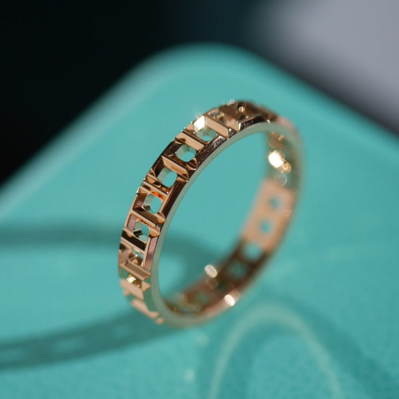 [Reverie Jewels]T TRUE 3.5MM PINK GOLD RING