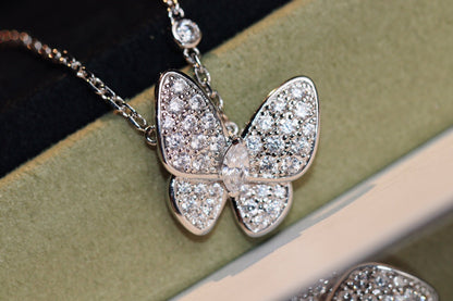 [⭐Reverie Jewels]BUTTERFLY DIAMOND NECKLACE
