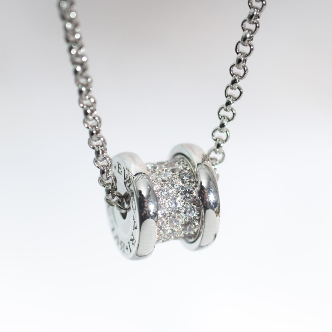 [⭐Reverie Jewels]ZERO 1 SILVER DIAMOND NECKLACE