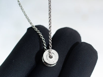[⭐Reverie Jewels]ZERO 1 SILVER DIAMOND NECKLACE