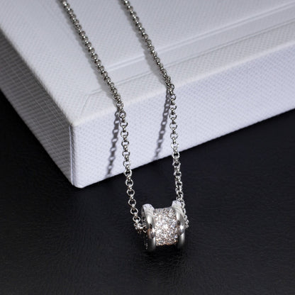 [⭐Reverie Jewels]ZERO 1 SILVER DIAMOND NECKLACE