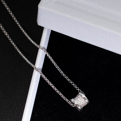[⭐Reverie Jewels]ZERO 1 SILVER DIAMOND NECKLACE