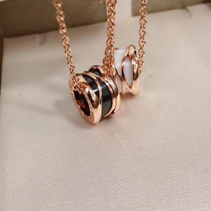 [⭐Reverie Jewels]ZERO 1 FOUR BAND PINK GOLD CERAMIC