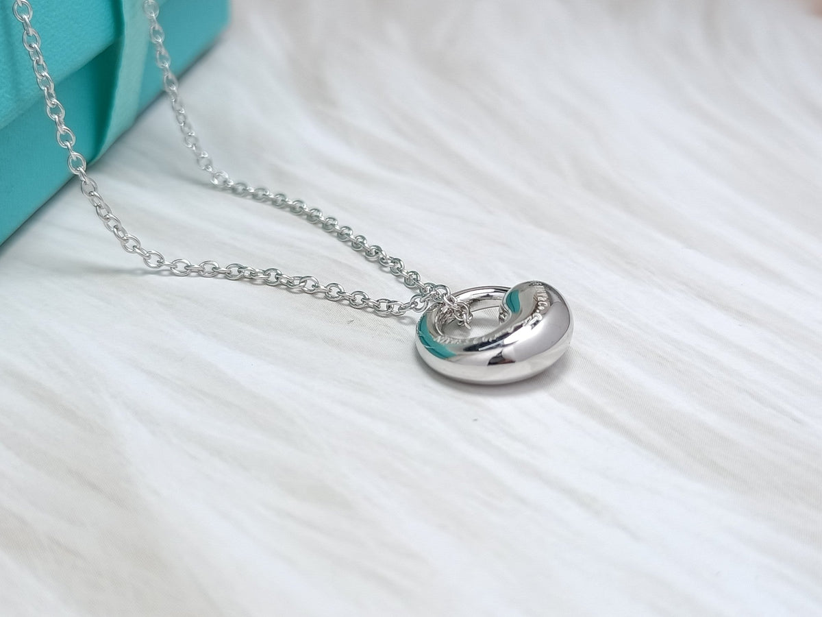 [Reverie Jewels]SNAIL PEDANT SILVER NECKLACE