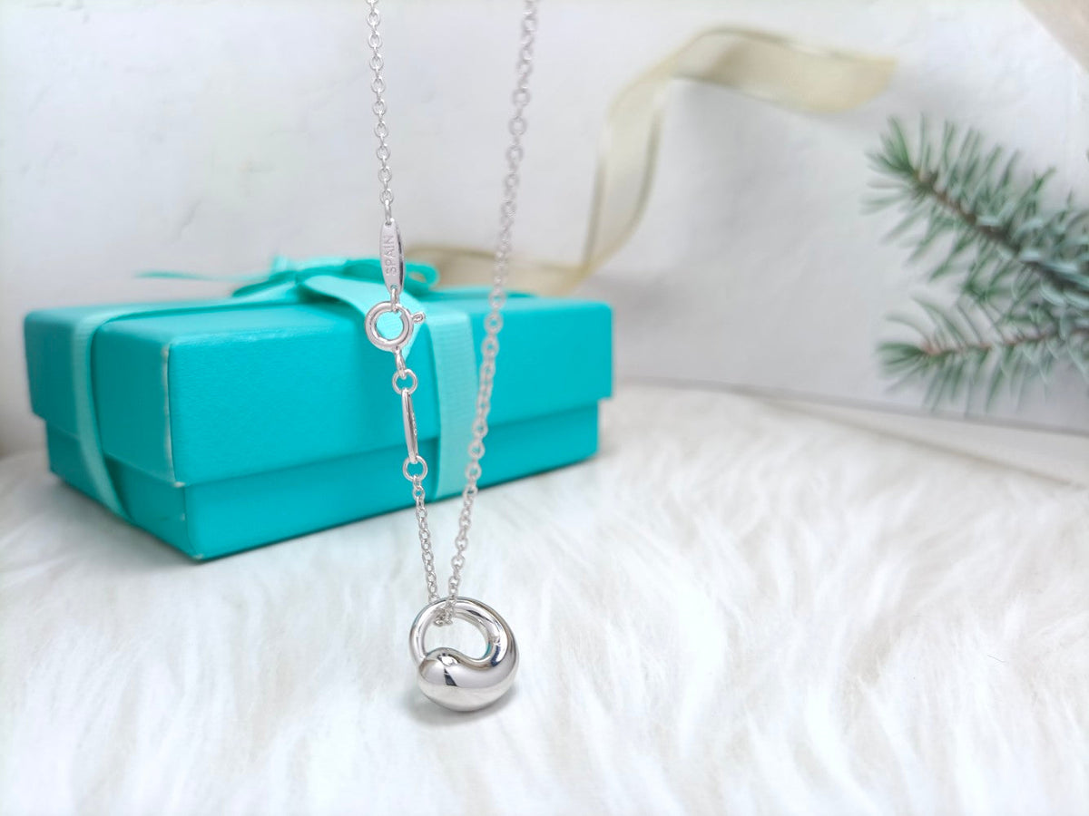 [Reverie Jewels]SNAIL PEDANT SILVER NECKLACE
