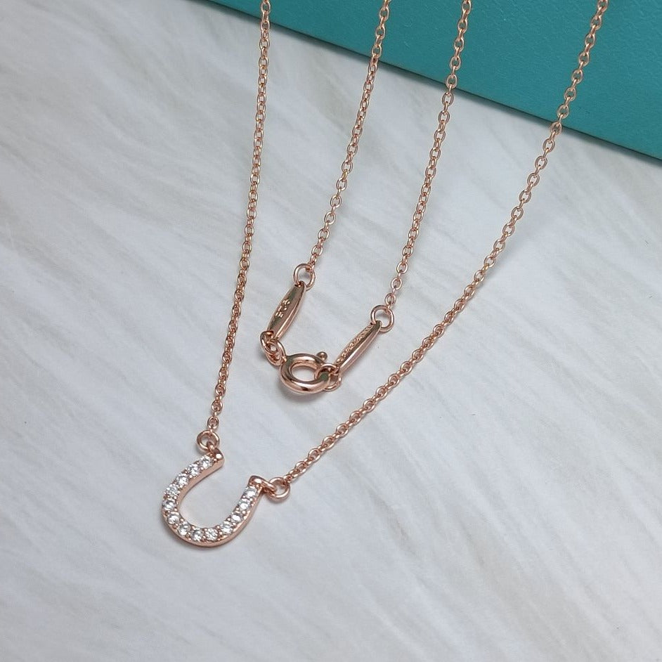 [Reverie Jewels]U DIAMONDS PEDANT NECKLACE