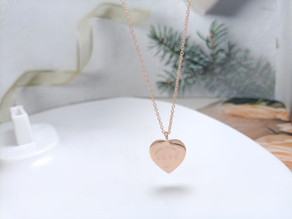 [Reverie Jewels]HEART DIAMONDS PEDANT NECKLACE