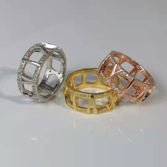 [Reverie Jewels]ATLAS LARGE OPEN DIAMOND RING