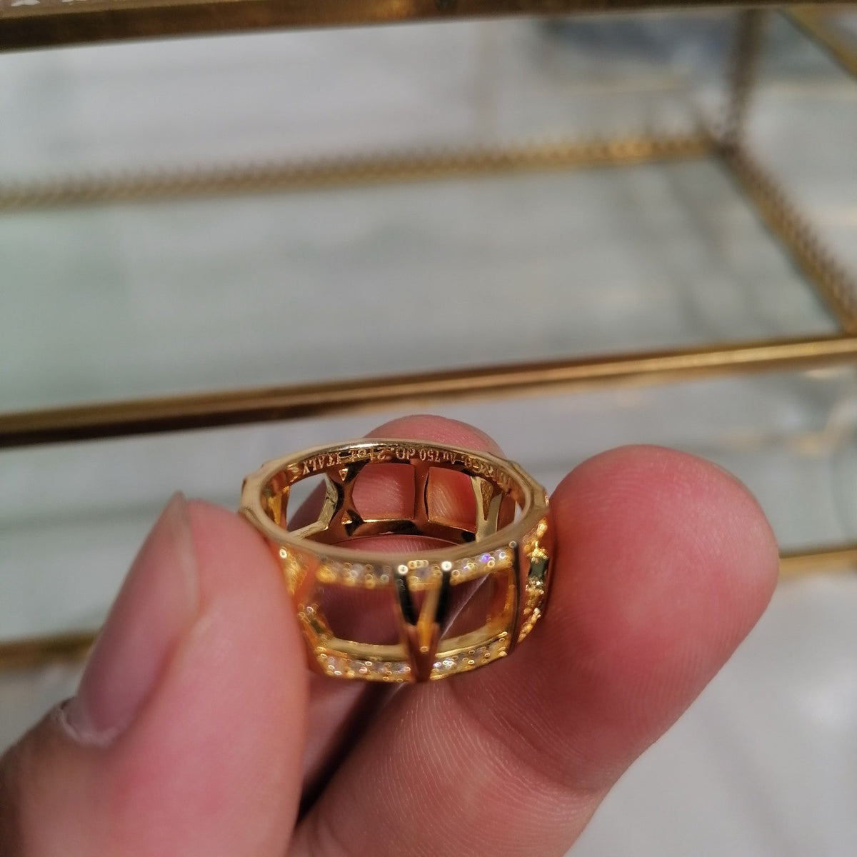 [Reverie Jewels]ATLAS LARGE OPEN DIAMOND RING