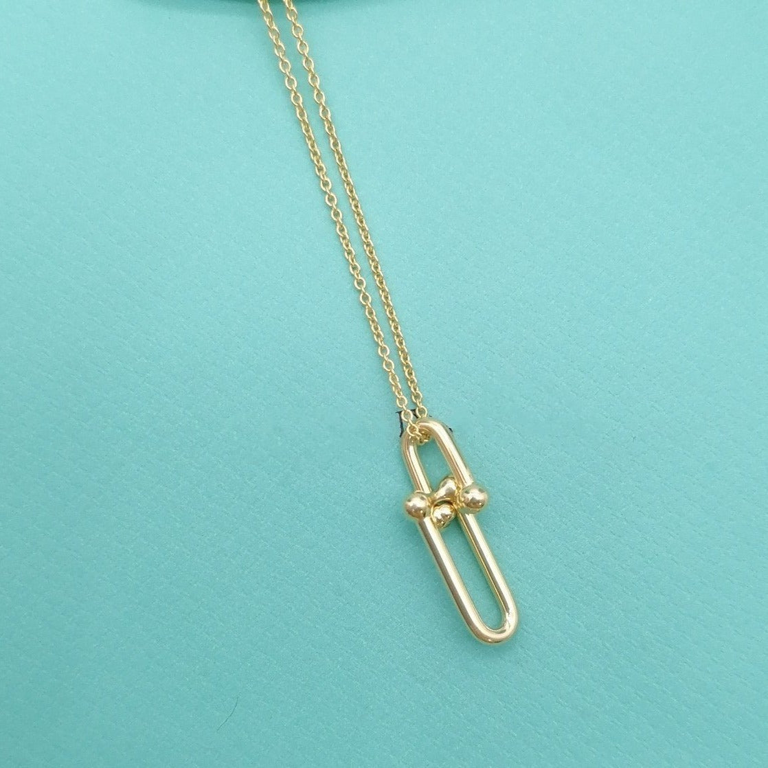 [Reverie Jewels]HARDWEAR GOLD DROP PEDANT NECKLACE