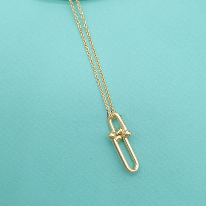 [Reverie Jewels]HARDWEAR GOLD DROP PEDANT NECKLACE