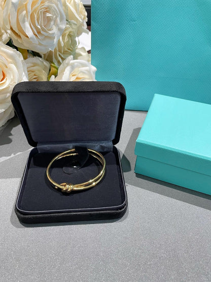 [Reverie Jewels]KNOT DOUBLE ROW GOLD BRACELET