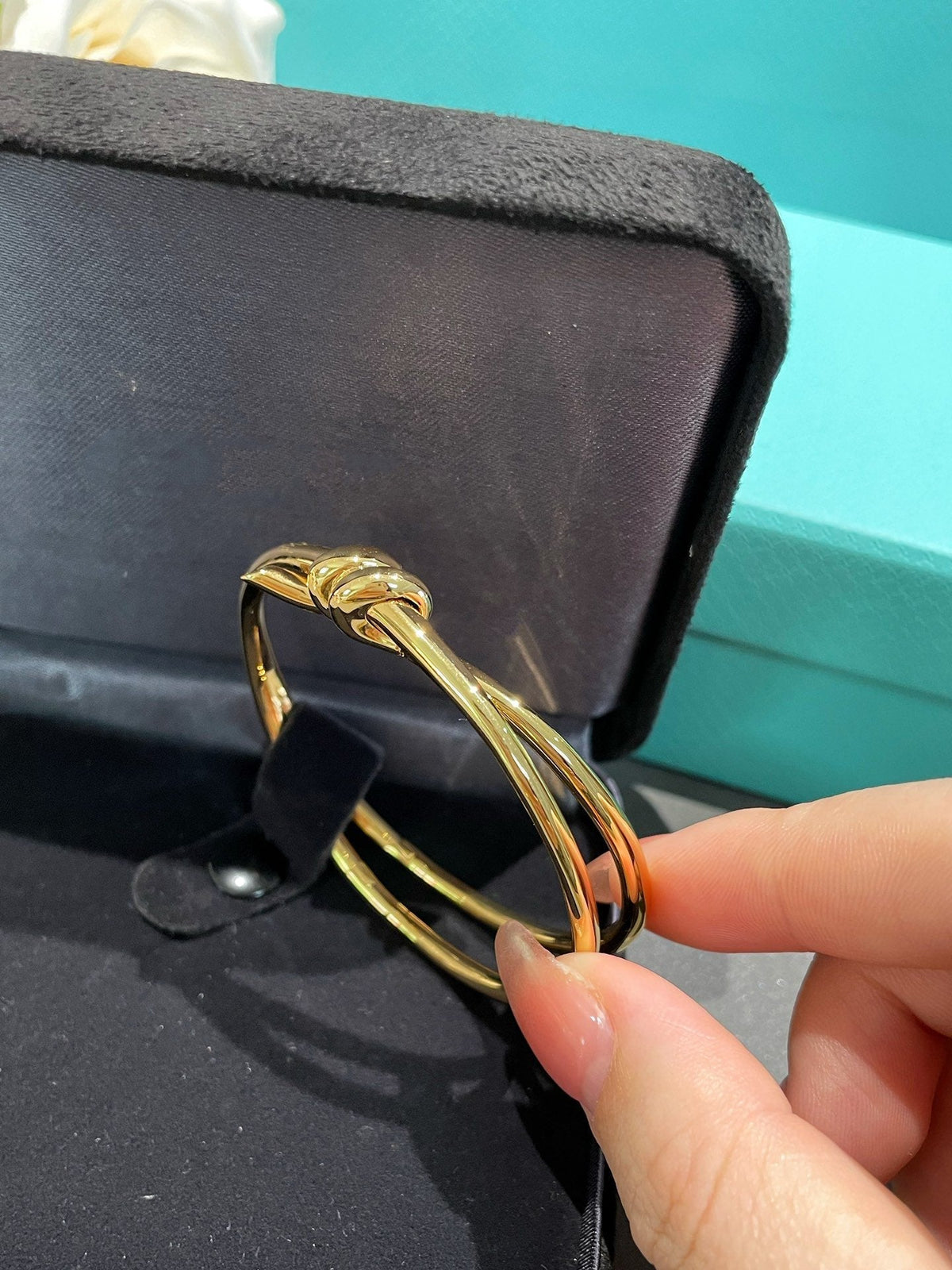 [Reverie Jewels]KNOT DOUBLE ROW GOLD BRACELET
