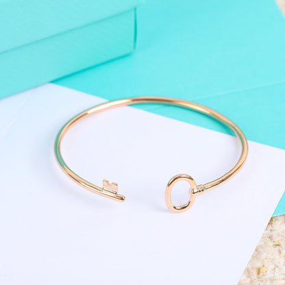 [Reverie Jewels]KEY WIRE OVAL BRACELET