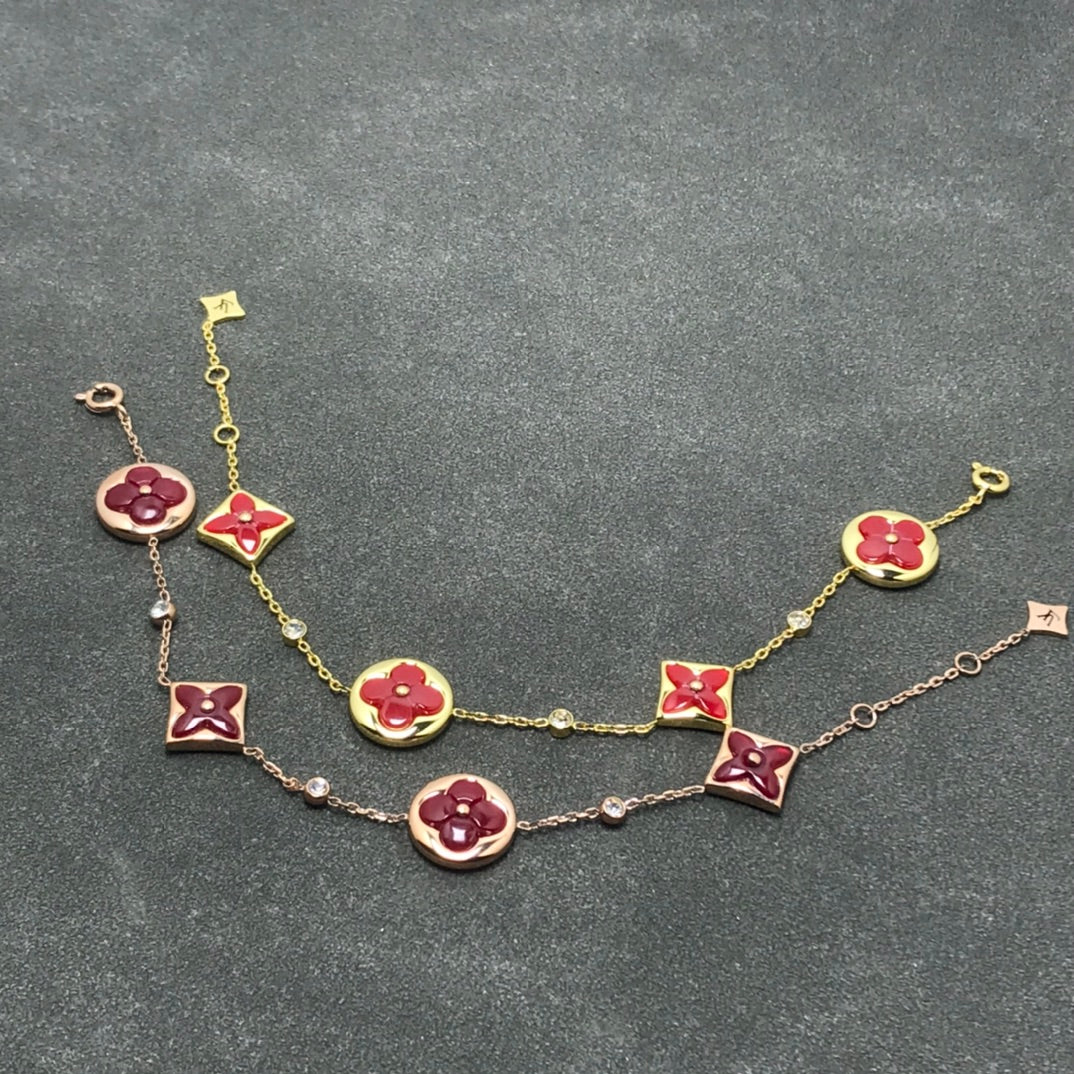 [⭐Reverie Jewels]STAR AND SUN CARNELIAN 4 MOTIFS 3 DIAMONDS