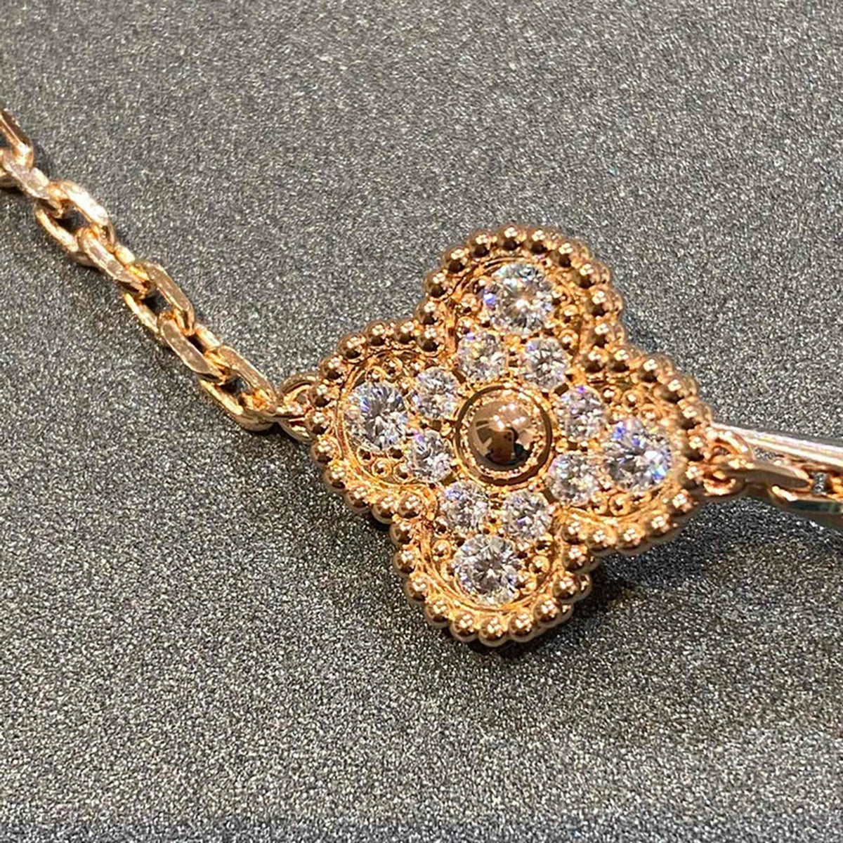 [⭐Reverie Jewels] CLOVER 5 MOTIF FULL DIAMOND BRACELET COLLECTION