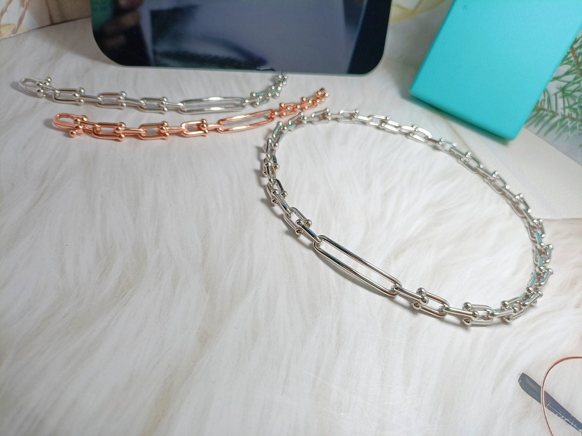 [Reverie Jewels]HARDWEAR LONG CHAIN BRACELET