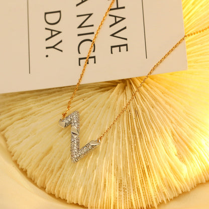 [⭐Reverie Jewels]VOLT SILVER DIAMOND PEDANT NECKLACE