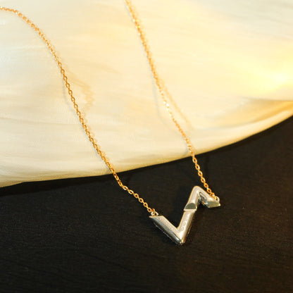 [⭐Reverie Jewels]VOLT SILVER DIAMOND PEDANT NECKLACE