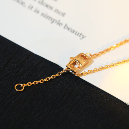 [⭐Reverie Jewels]STAR AND SUN DIAMOND PINK GOLD NECKLACE