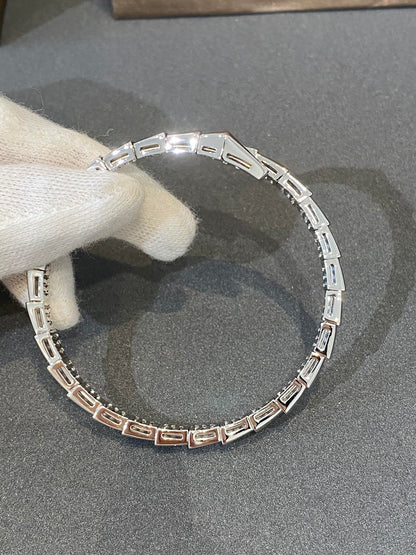 [⭐Reverie Jewels]SERPENTI BRACELET DIAMONDS SILVER