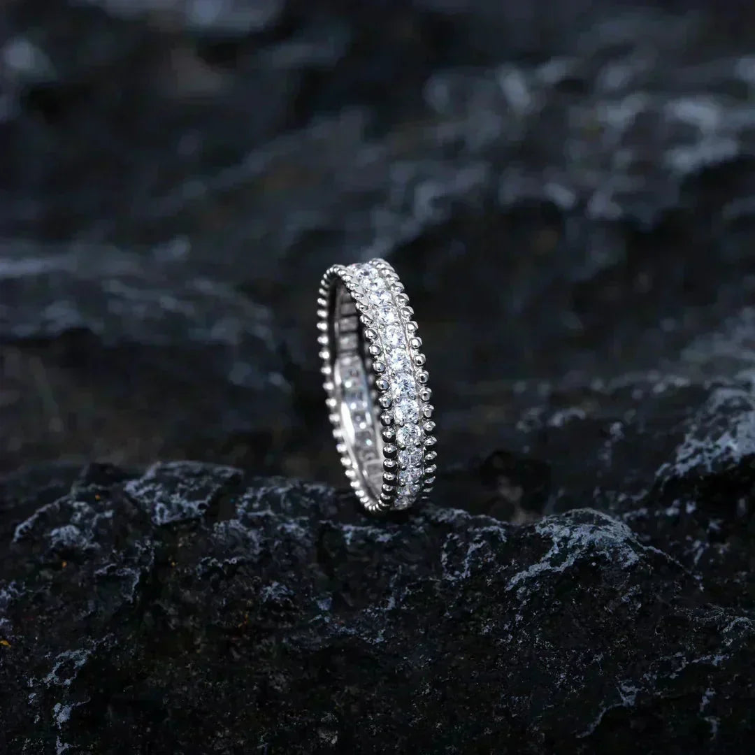 [⭐Reverie Jewels]PERLEE DIAMOND SILVER RING