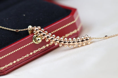 [⭐Reverie Jewels]CLASH PINK GOLD NECKLACE