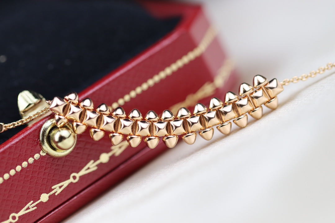 [⭐Reverie Jewels]CLASH PINK GOLD NECKLACE