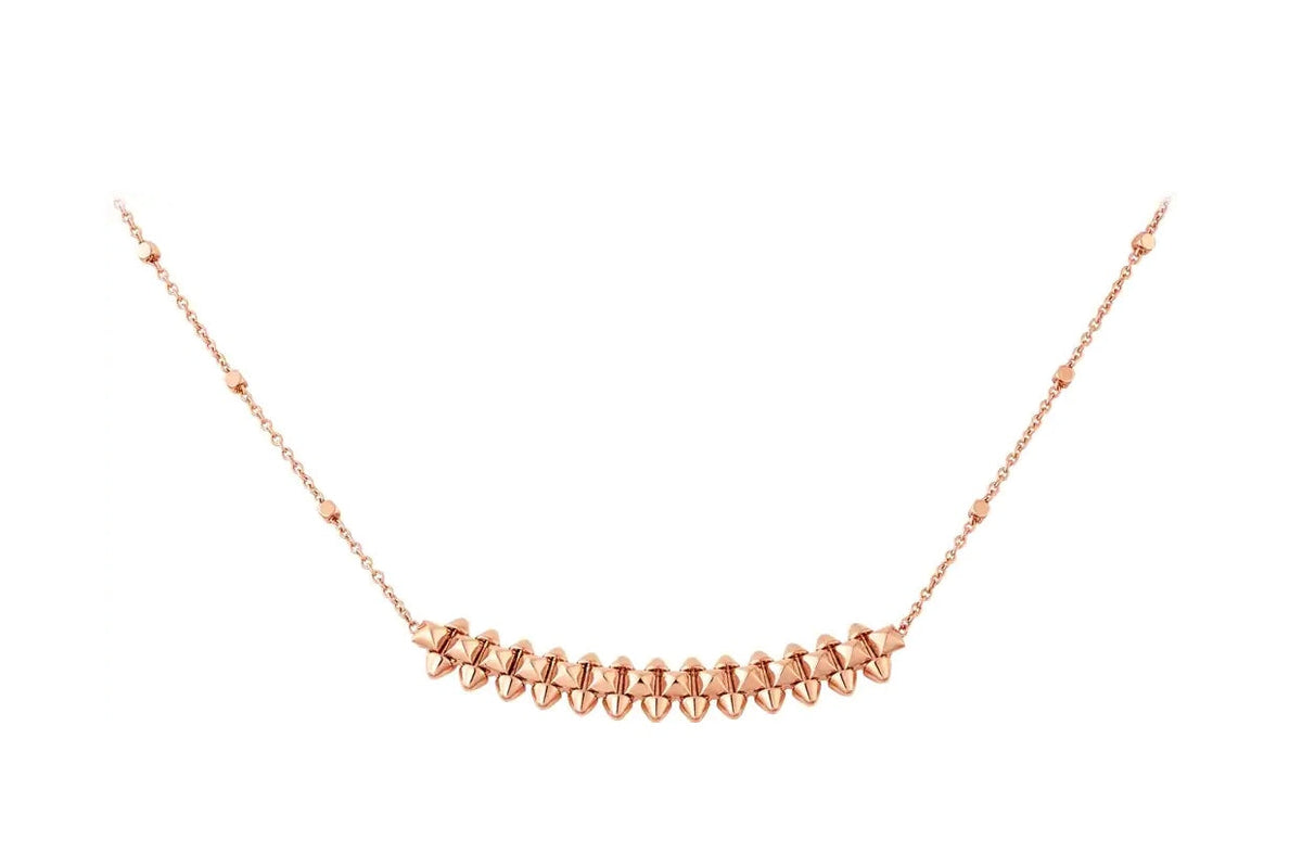 [⭐Reverie Jewels]CLASH PINK GOLD NECKLACE