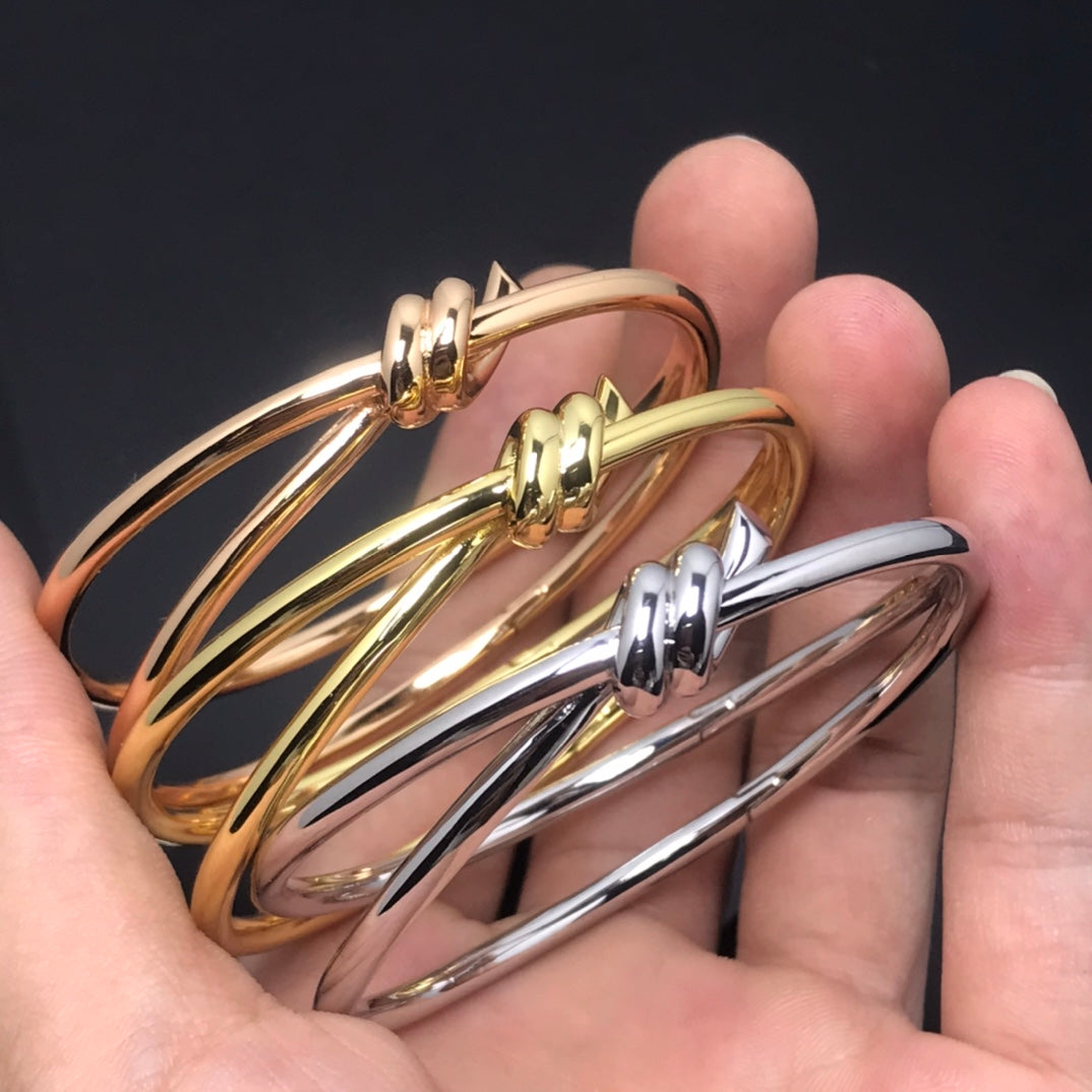 [Reverie Jewels]KNOT DOUBLE ROWS BRACELET