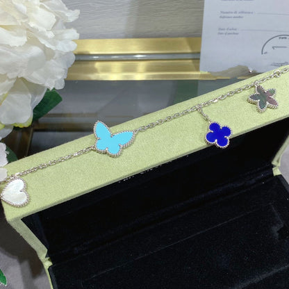 [⭐Reverie Jewels]LUCKY SPRING SILVER BRACELET 4 MOTIF