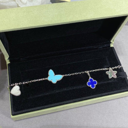 [⭐Reverie Jewels]LUCKY SPRING SILVER BRACELET 4 MOTIF