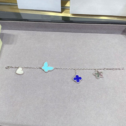 [⭐Reverie Jewels]LUCKY SPRING SILVER BRACELET 4 MOTIF