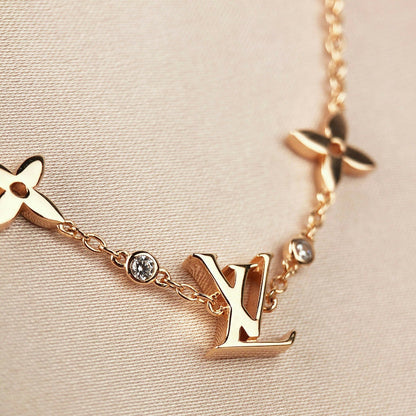[⭐Reverie Jewels]STAR AND SUN 7 MOTIFS GOLD BRACELET