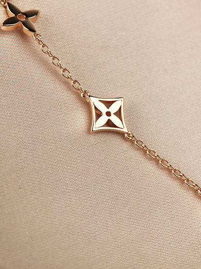 [⭐Reverie Jewels]STAR AND SUN 7 MOTIFS GOLD BRACELET