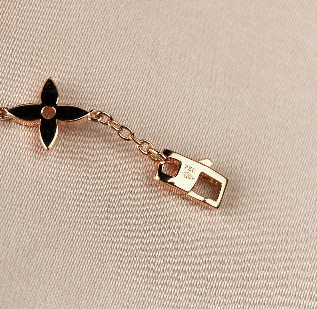 [⭐Reverie Jewels]STAR AND SUN 7 MOTIFS GOLD BRACELET