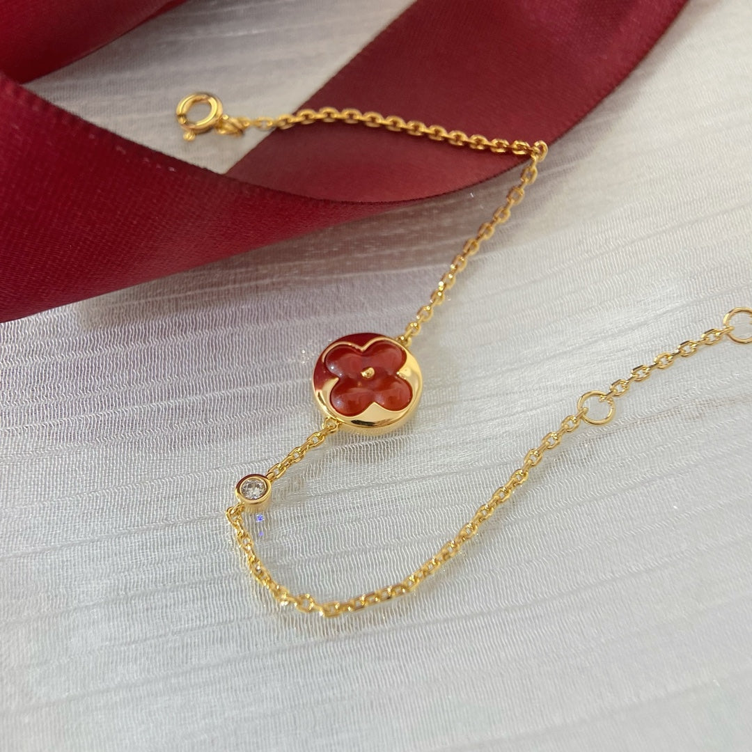 [⭐Reverie Jewels]SUN PEDANT CARNELIAN BRACELET