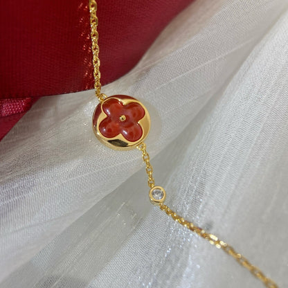 [⭐Reverie Jewels]SUN PEDANT CARNELIAN BRACELET