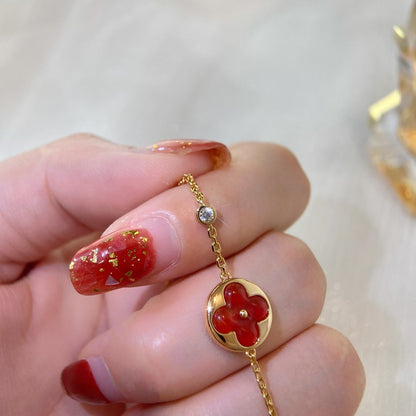 [⭐Reverie Jewels]SUN PEDANT CARNELIAN BRACELET