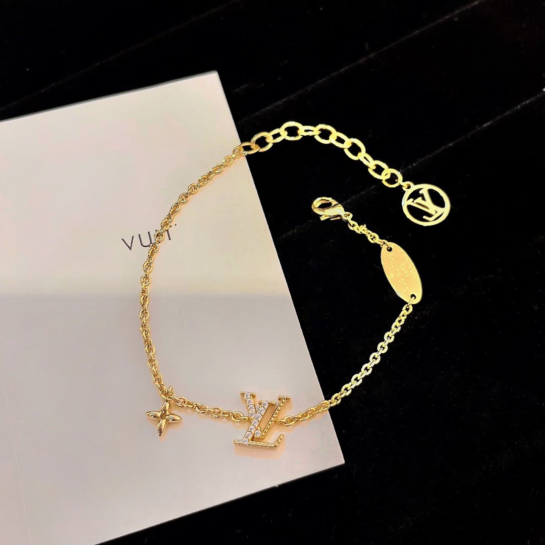 [⭐Reverie Jewels]LOGO STAR MOTIF GOLD BRACELET